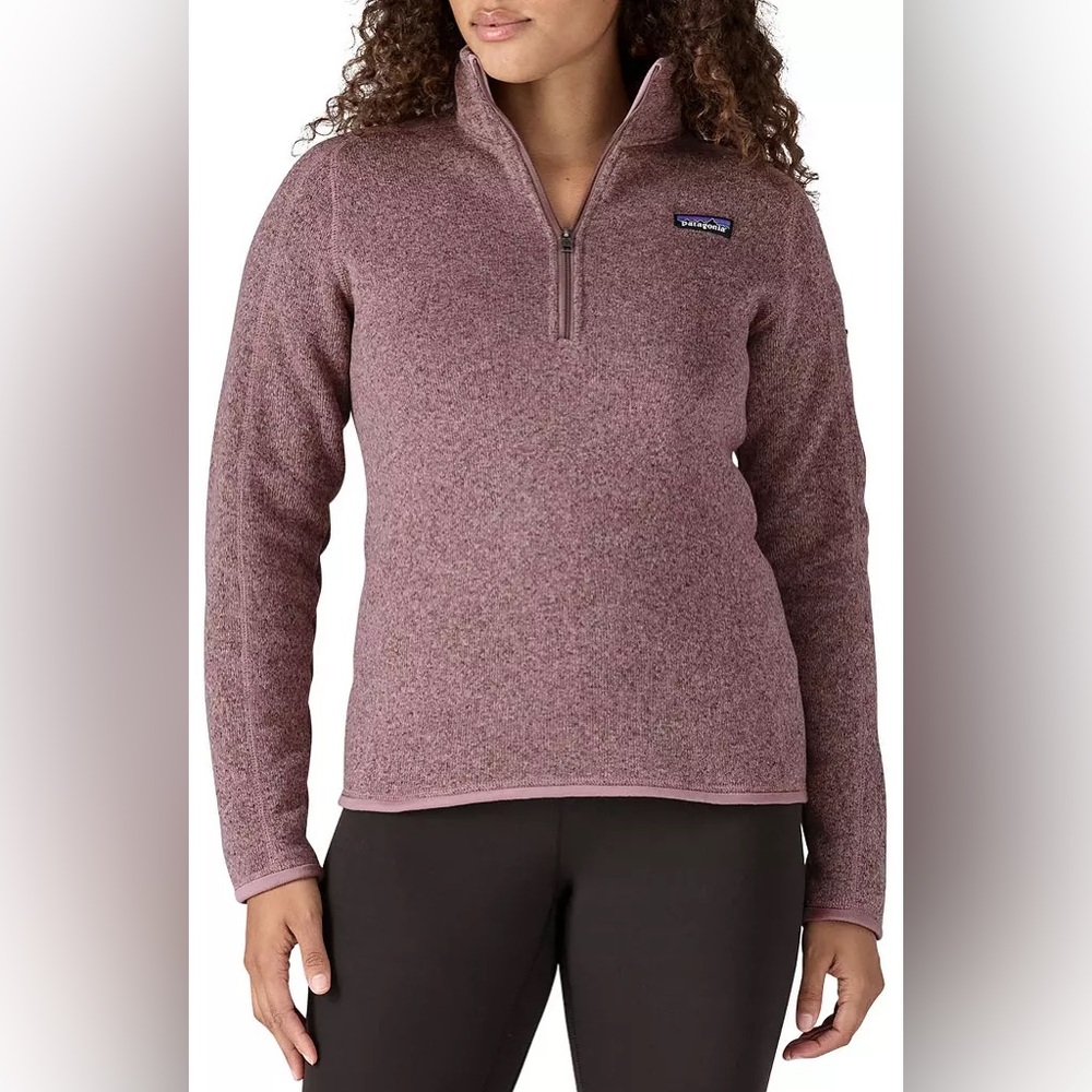 Patagonia 1/4 Zip Pullover Fleece Better Sweater Heathered Pink